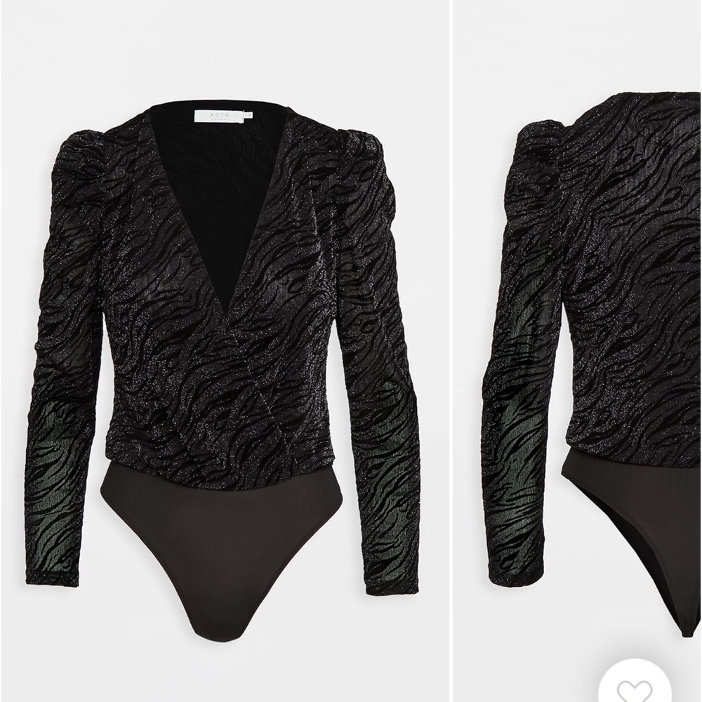 Sparkly Zebra Print Top Size Small - image 1